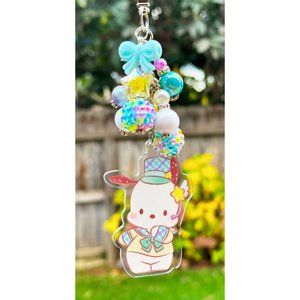 Pochacco Idol Star Acrylic Keychain Bag Purse Charm